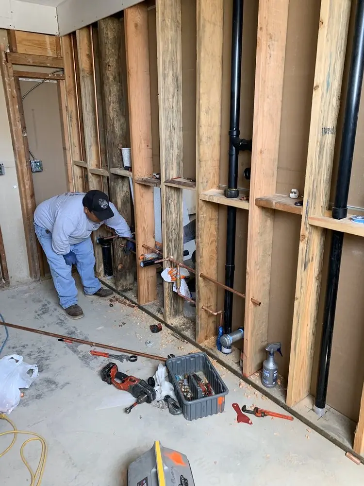 Commercial rough-in plumbing for Gas Line Repair in Milwood